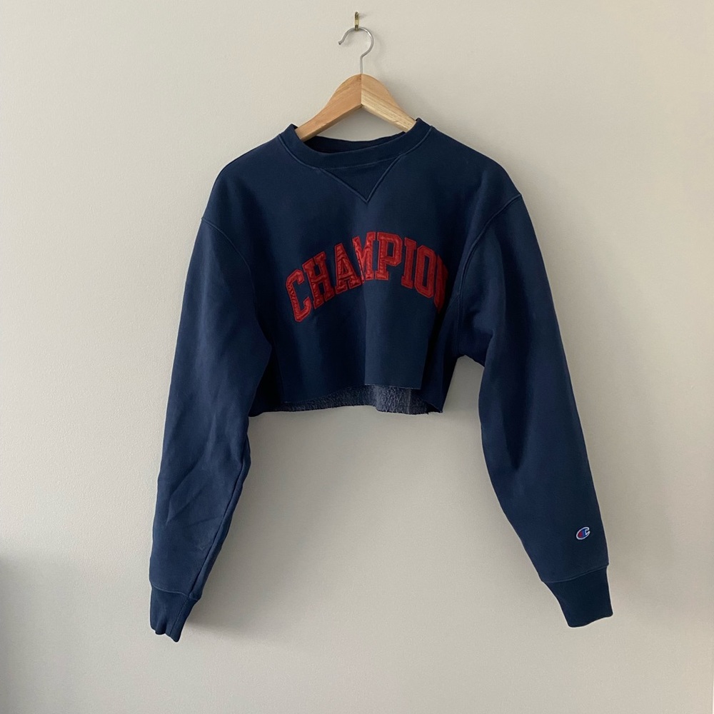 Champion crop sweatshirt